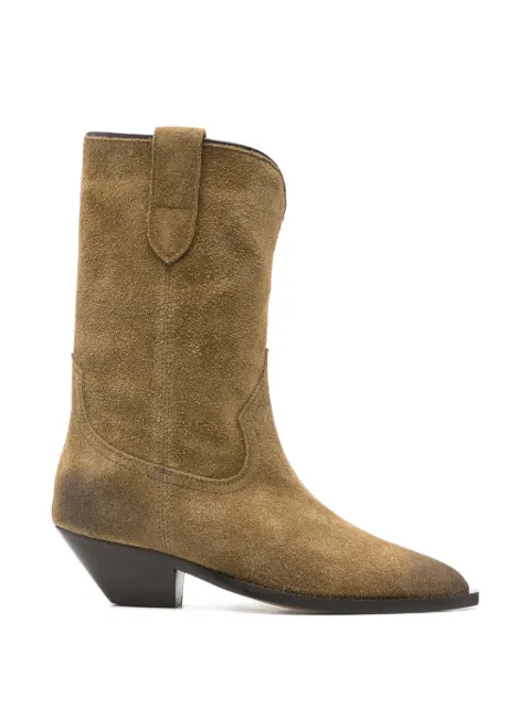 Via Roma 15 distressed-effect cowboy boots Brown 4680