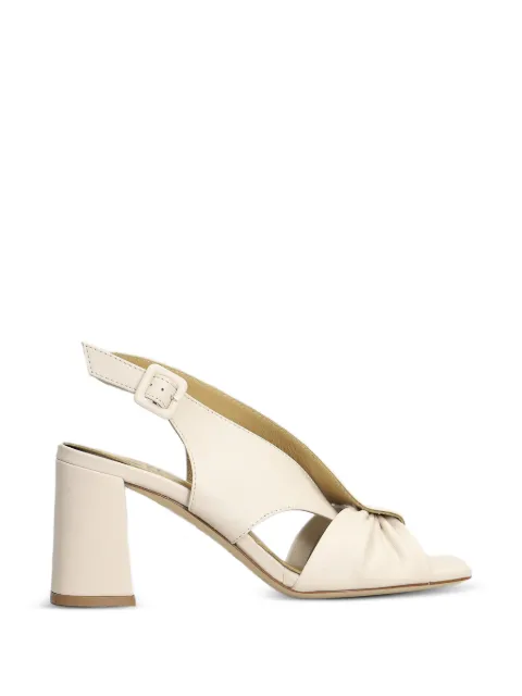 L Arianna twist-detail slingback sandals Neutrals DS2674G9