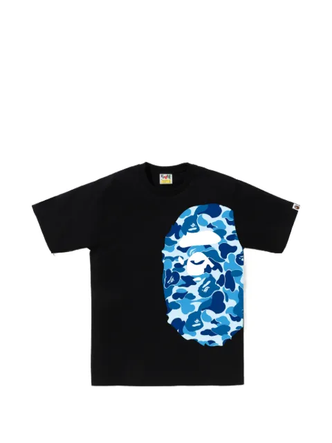 A BATHING APE® Ape Head camouflage-print T-shirt Black 001TEM301006M