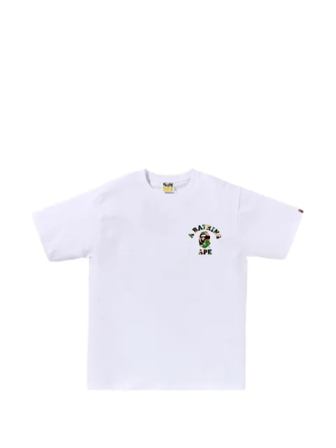 A BATHING APE® City Camo College T-shirt White 001TEM301010M