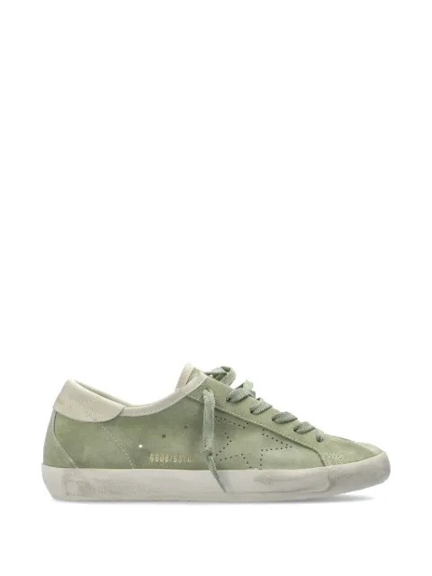 Golden Goose Super-Star suede sneakers Green GWF01077F008600