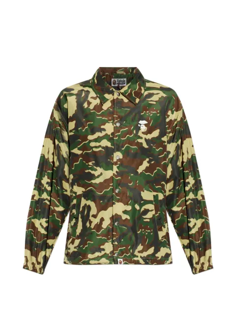 A BATHING APE® camouflage-print jacket Green 0ZXLJM303401Q
