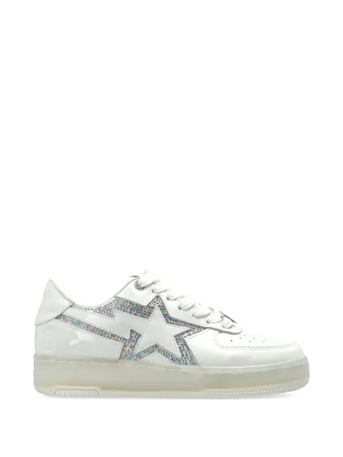 A BATHING APE® crystal-embellished sneakers White 0ZXSHW323912Q