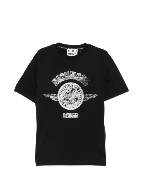 John Richmond logo-detail T-shirt Black UMP26186TS