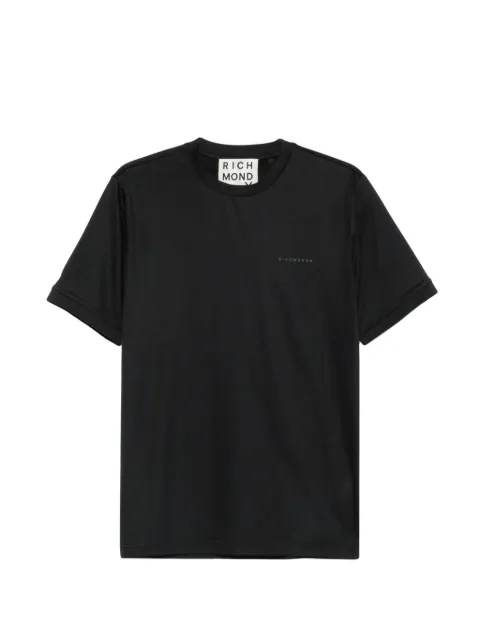 John Richmond logo-detail T-shirt Black UMP26076TS