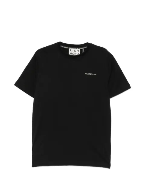 John Richmond logo-detail T-shirt Black UMP26010TS