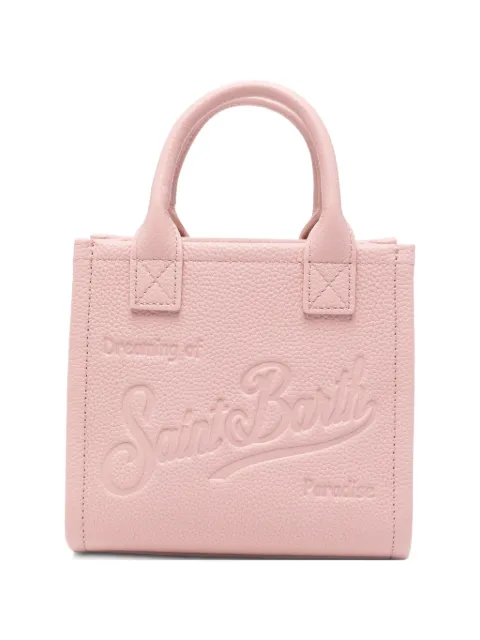 MC2 Saint Barth Vanity logo-debossed tote bag Pink VANMI001