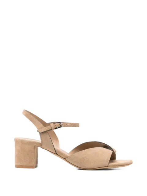 Del Carlo Betty suede sandals Neutrals 12120