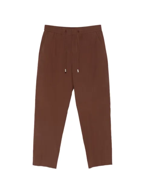 PT Torino drawstring-waist trousers Brown VSRKZ00STDFT69