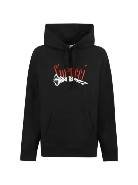 Fiorucci graphic-print hoodie Black W26SSSHO002CJ05BK01