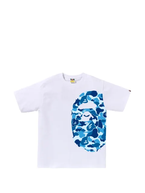A BATHING APE® Big Ape Head camouflage-print T-shirt White 001TEM301006M