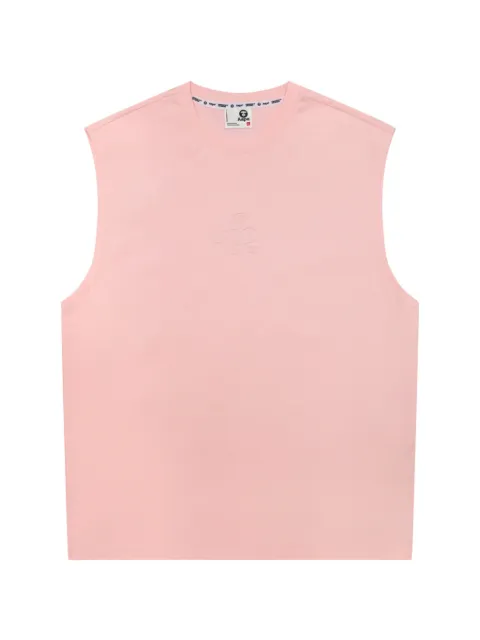 AAPE BY *A BATHING APE® logo-embroidered tank top Pink ATK1861XXQ