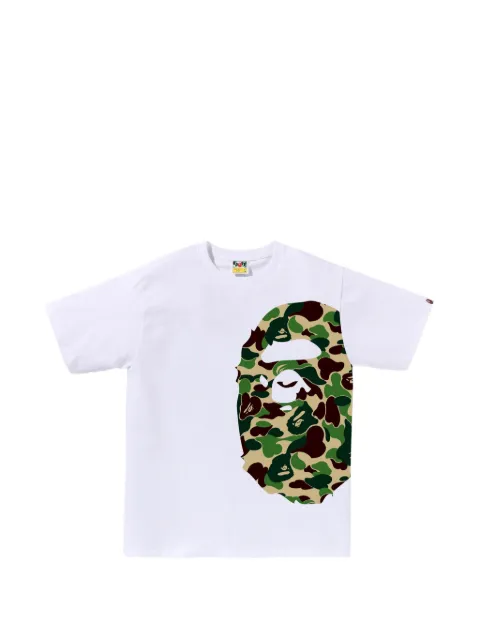 A BATHING APE® camouflage-print Ape Head T-shirt White 001TEM301006M
