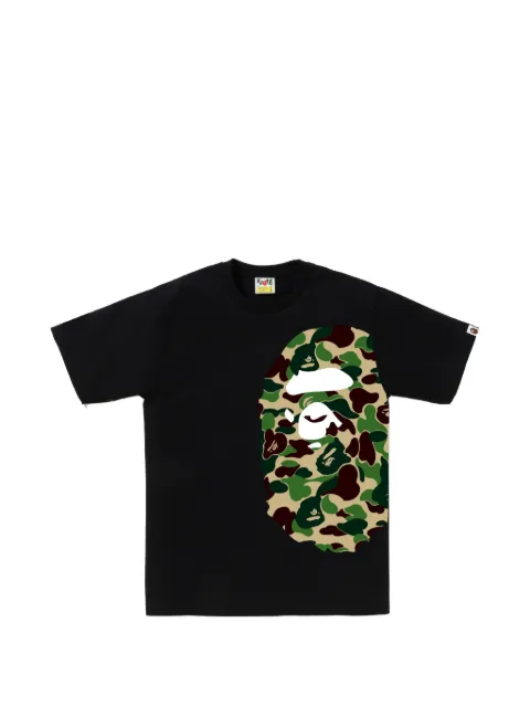 A BATHING APE® Ape Head camouflage-print T-shirt Black 001TEM301006M