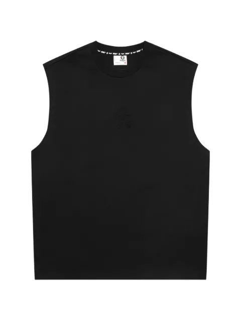 AAPE BY *A BATHING APE® logo-embroidered tank top Black ATK1861XXQ