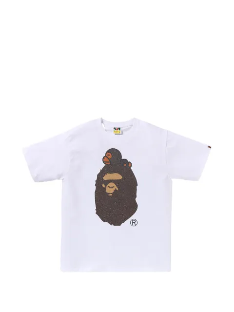 A BATHING APE® Beads Milo T-shirt White 002TEM201002M
