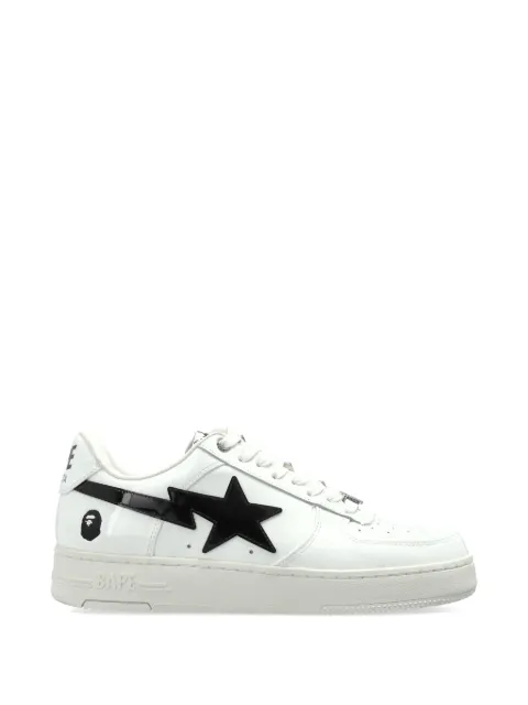 A BATHING APE® Bape Sta leather sneakers White 0ZXSHM302911Q