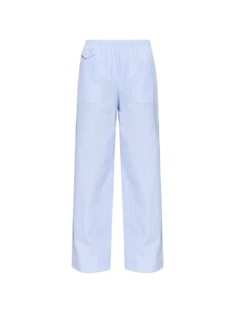 A.P.C. striped wide-leg trousers Blue COHNOF08515