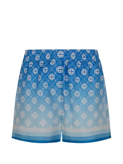 Casablanca diamond monogram shorts Blue WSS26TR40403