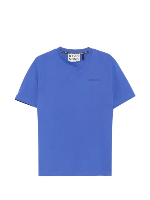 John Richmond logo-detail T-shirt Blue UMP26010TS