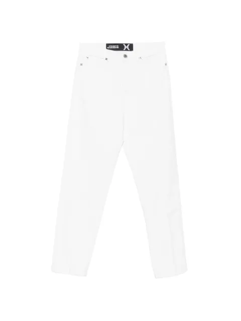 John Richmond logo-embroidered jeans White UMP26286JEDENIMWHITE