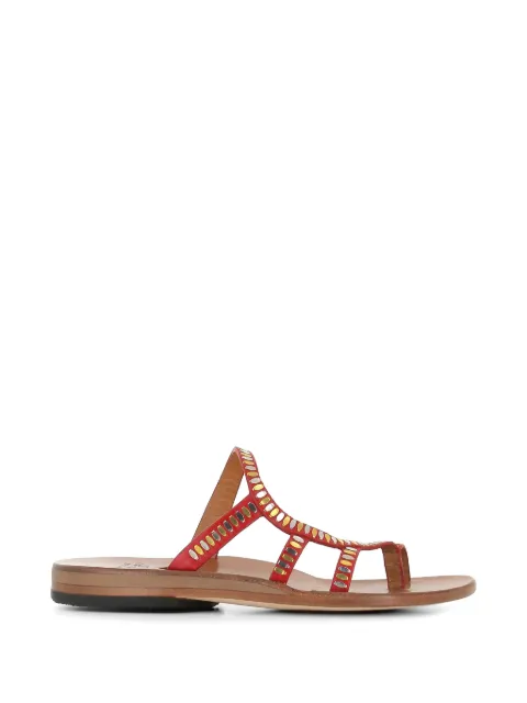 Calleen Cordero Cruz N Sandal stud-embellished sandals Red CRUZNSANDAL
