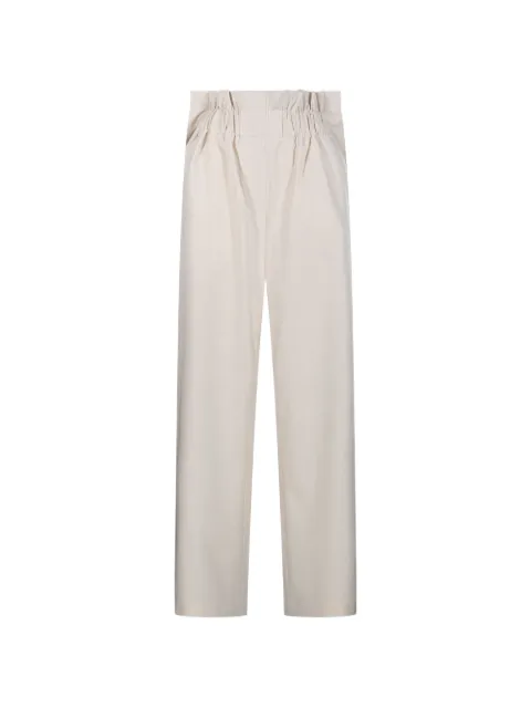 LITKOVSKA high-rise wide-leg trousers Neutrals P121MSS26