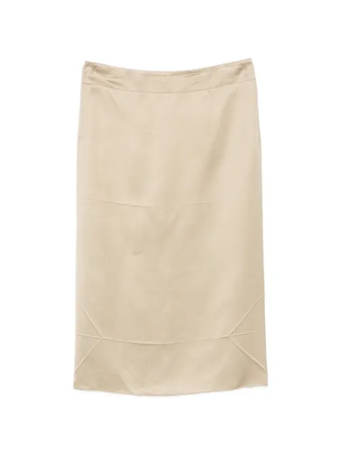 Nº21 panelled satin skirt Gold C0315980