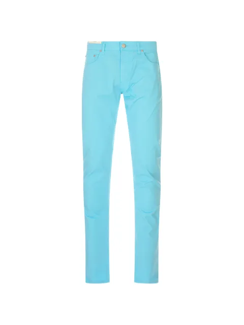 PT Torino logo-patch trousers Blue PP05Z0PU48T0