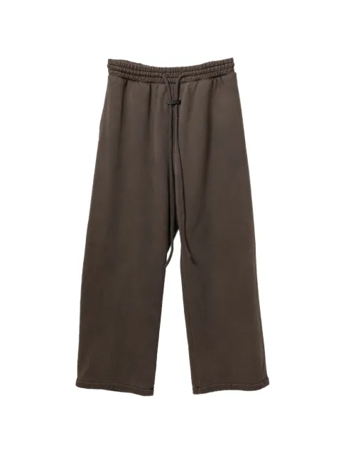 Fear Of God logo-patched wide-leg track pants Brown FGDPT159976MQBWX00L