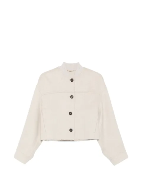 Brunello Cucinelli button-fastening jacket Neutrals MD5037553PC075