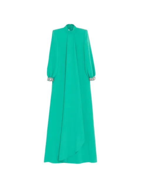 Valentino Garavani crystal-embellished maxi dress Green BVDNJ51MM