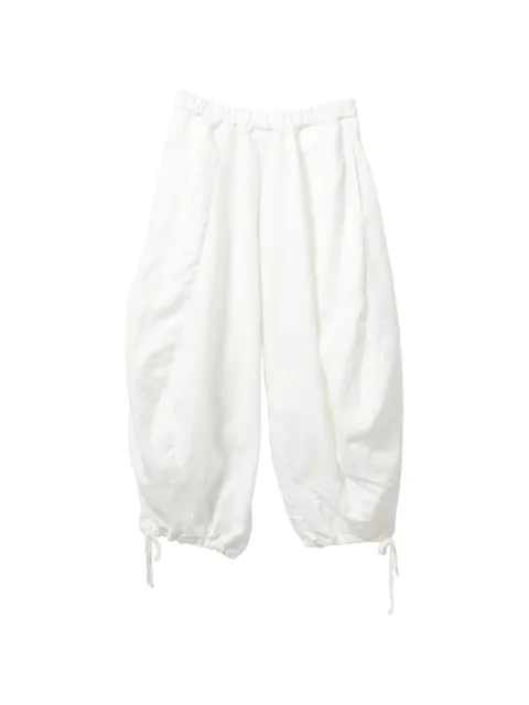 Comme Des Garçons drawstring-cuff balloon trousers White CAXPTGQP026XQWHX00S