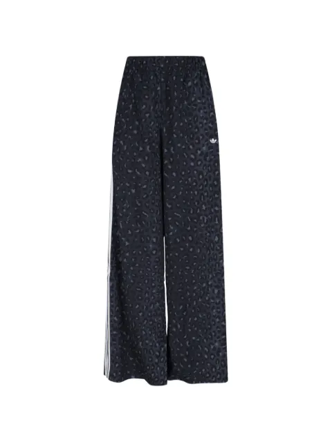 adidas Originals wide-leg leopard-print track pants Grey KA2667