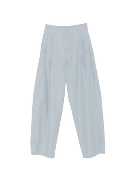 The Row pleated wide-leg trousers White 10852W4382