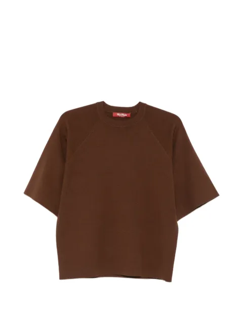 Max Mara Velo raglan-sleeve knitted sweater Brown 2616361021600