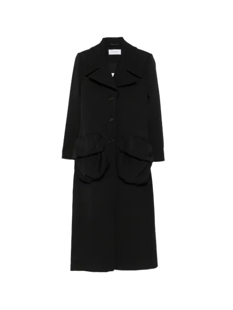 Viktor & Rolf pleated-pocket coat Black WO02900