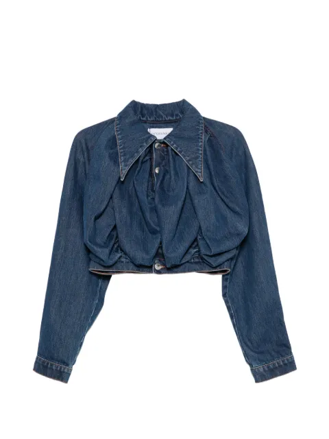Viktor & Rolf Pumpkin cropped denim jacket Blue WO0310028426