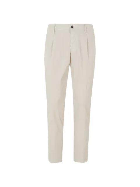 BE ABLE pleated tapered trousers Neutrals LGZS26098