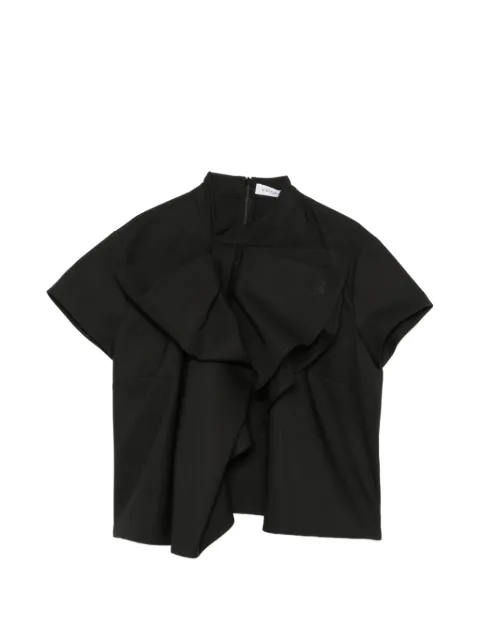 Viktor & Rolf bow-detail volant blouse Black WT0140199426
