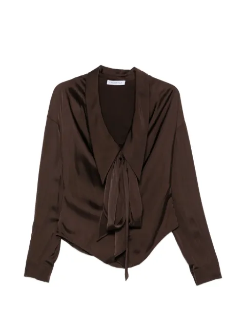 Viktor & Rolf V-neck shirt Brown WS0200025426