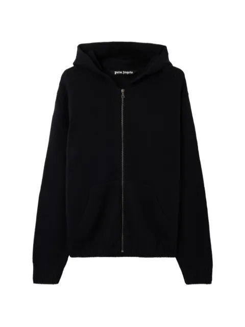 Palm Angels zip hoodie Black PMHU02CS26KNI0011003