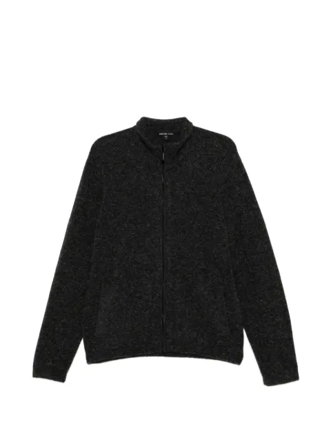 James Perse high-neck long-sleeve cardigan Grey MWAS2222