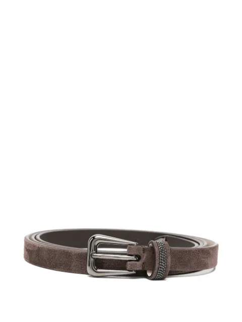 Brunello Cucinelli leather belt Brown M0DELC149PC9885
