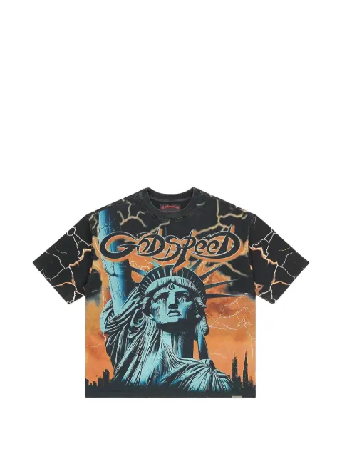 GODSPEED Voltage graphic-print T-shirt Black GS160