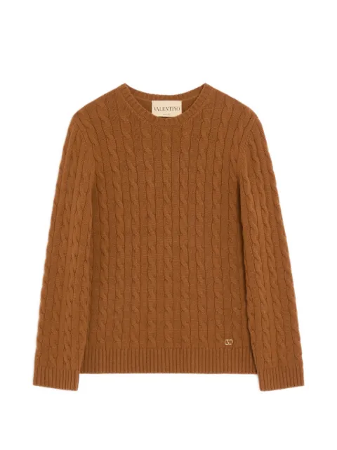 Valentino Garavani cashmere sweater Brown BKC75HAF1