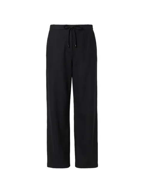 Max Mara drawstring straight-leg trousers Black 2611221171600