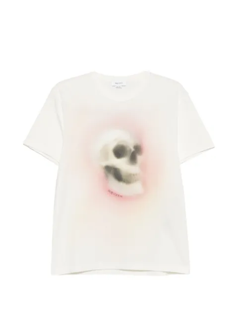 Alexander McQueen skull-print T-shirt White 873656QTAEV
