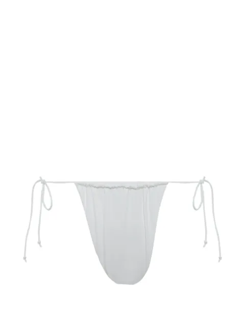Myra Swim Jocelyn side-tie bikini bottoms White MSB151BVA