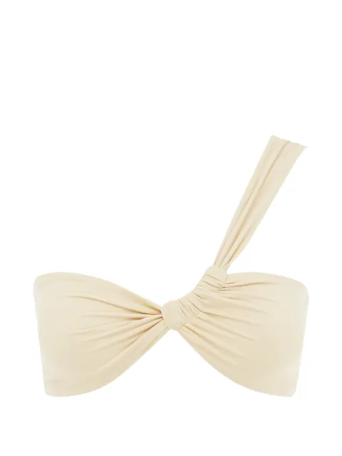 Myra Swim Enzo one-shoulder bikini top Neutrals MS24BA19IVO